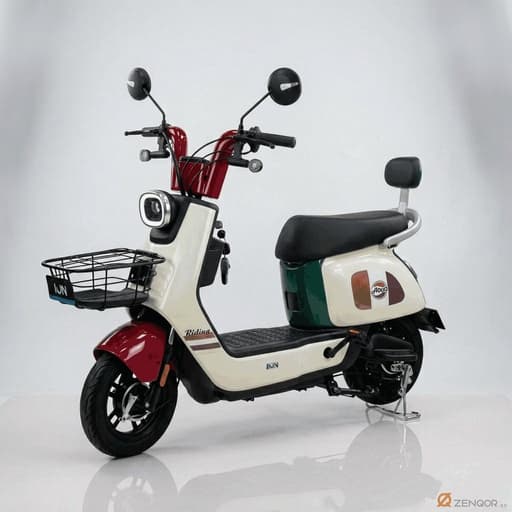 ION-H800 EDISION 99-W - Bicycle-500W 48V-12h-Lithium Battery 3 Speed (White)