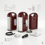Britelite L990004 1000 Lumens Solar Rechargeable LED Emergency Lantern