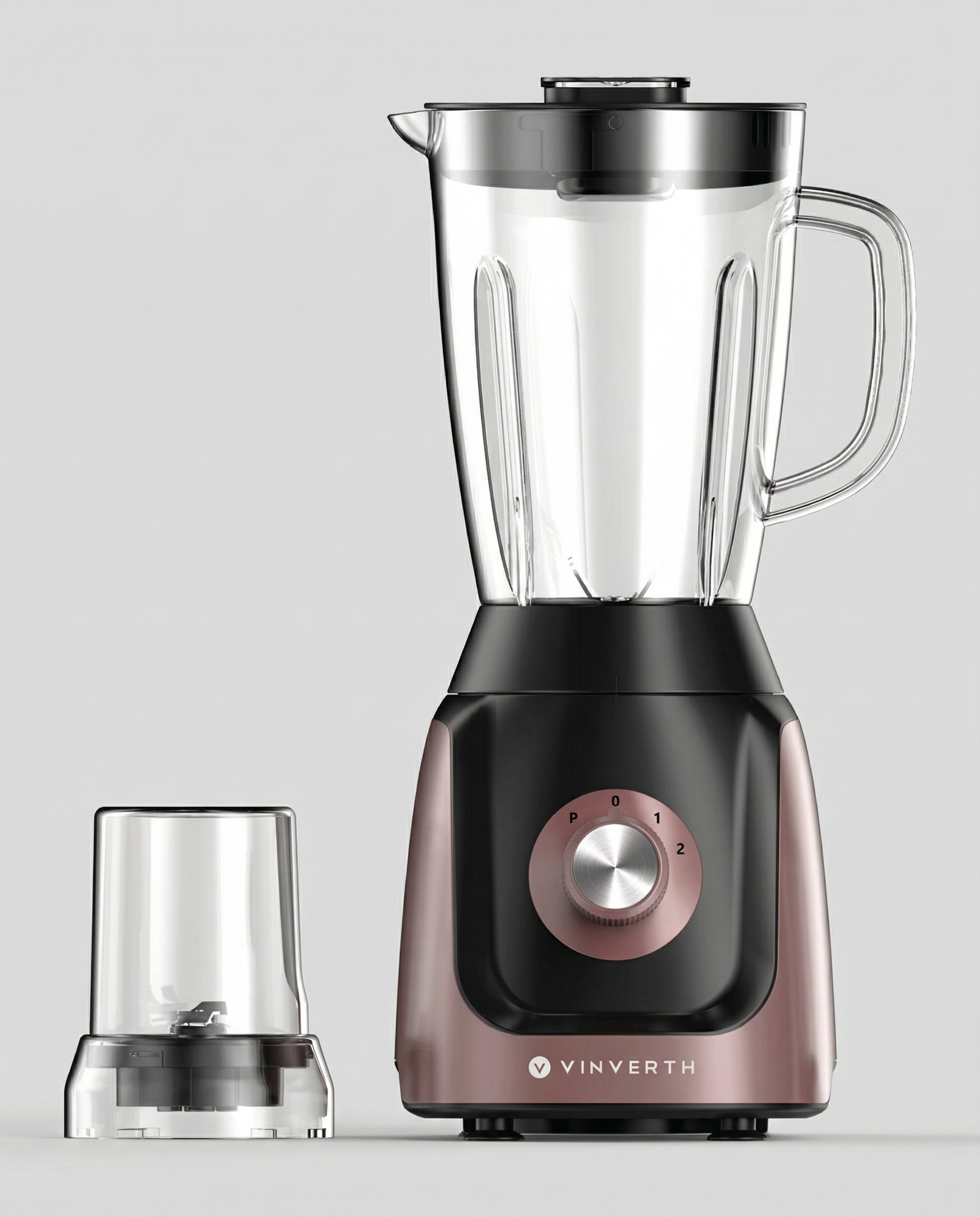 E210035 S01 Front Hero Packshot Vinverth E210035 2 in 1 Electric Blender 1.5L 600W - Image 1