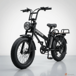 ZEN-QOR ENGOR Fat Bike Front Three-Quarter View - 360 Degree Product Gallery