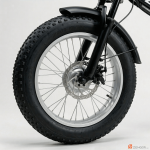 ZEN-QOR ENGOR 20x4.0 Fat Tire and Silver Alloy Rim with Mechanical Disc Brake