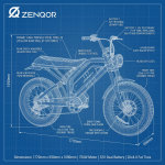 RAVE Bullet GTX 750W Fat Tire E-Bike - Image 16