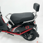 ION H1000 Dongfeng-99 Black Dual Seat and Chrome Backrest with Black Padding