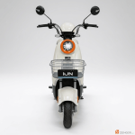 ION R20 Cream Grey Front View - 360 Degree Product Gallery Round Headlight