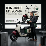ZEN-QOR T109 ION-H800 Edison-99 500W Electric Scooter - Image 10