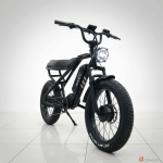 RAEV RAVE BULLET-X Front Three-Quarter View - 360 Degree Product Gallery 120 LUX Headlight