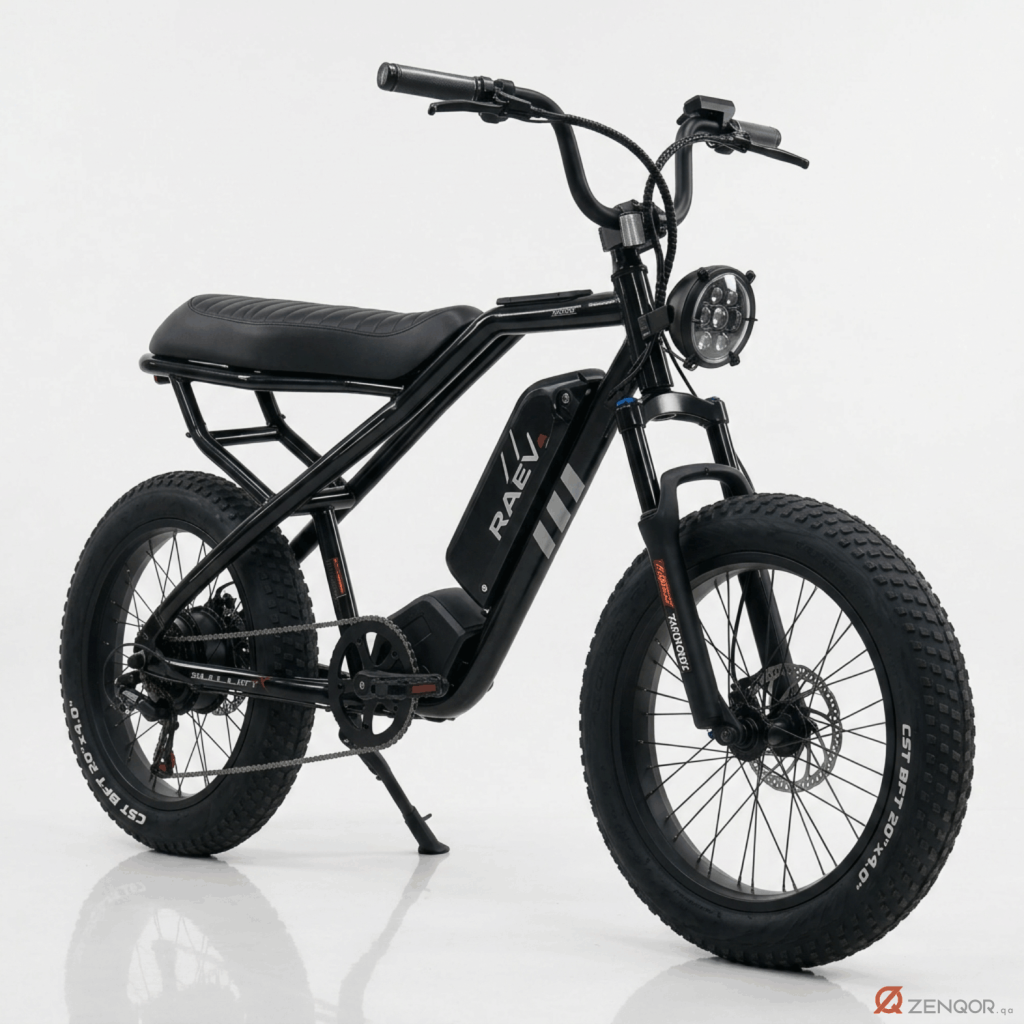 RAEV RAVE BULLET-X Electric Bike Main Product Image - 750W Motor 48V 13Ah Matte Black