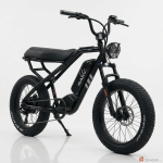 RAEV RAVE BULLET-X Electric Bike Main Product Image - 750W Motor 48V 13Ah Matte Black