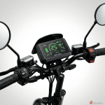 ZEN-QOR E820 Digital Display and Handlebar Controls - Speed 25 PAS 3 Battery 87%