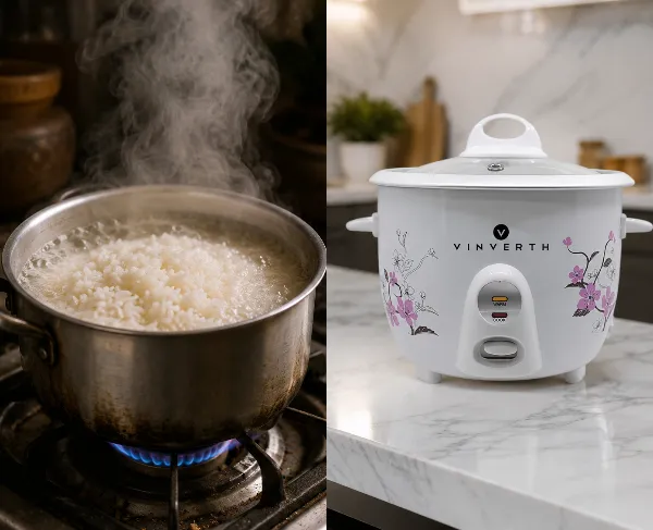 Rice cooker vs stovetop